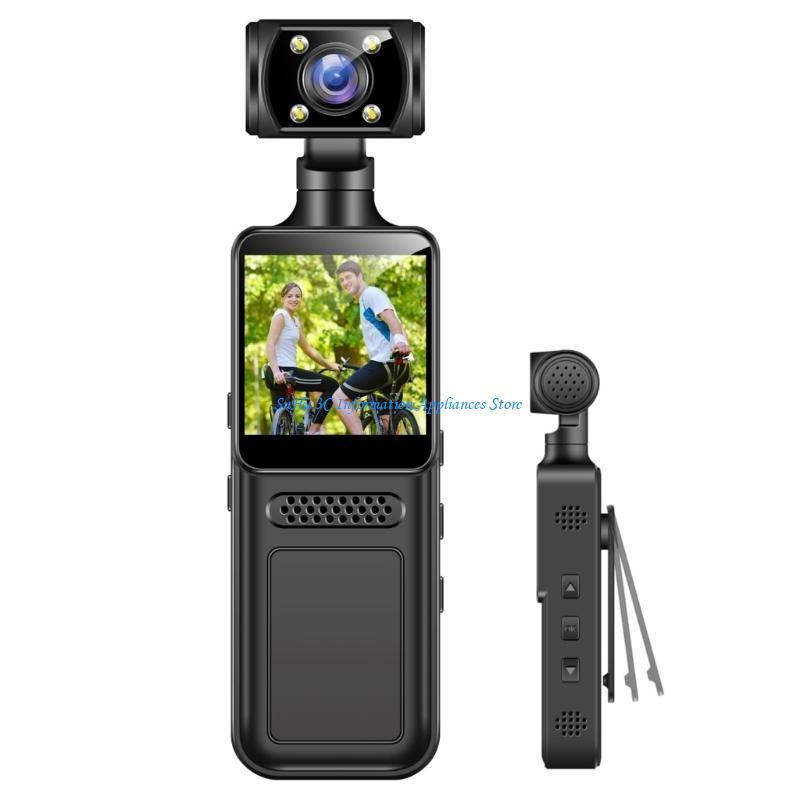 4K Action Camera 180 Degree Rotating Wifi Portable Camera Sports Body Camera