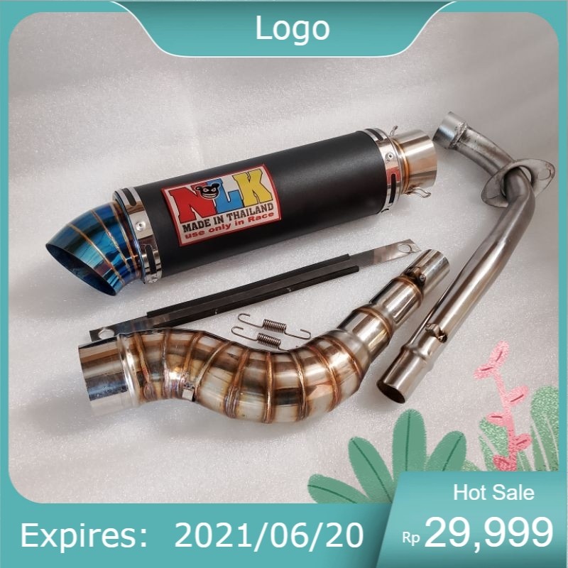 Exhaust Ekzoz NLK for Ex5/Exhaust wave 100/110 Exhaust Kriss/Exhaust wave 125 /Exhaust bonus sym Exh