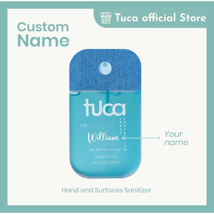 PartyVibe Custom Design TUCA - Ukir Nama atau LOGO - Print Nama