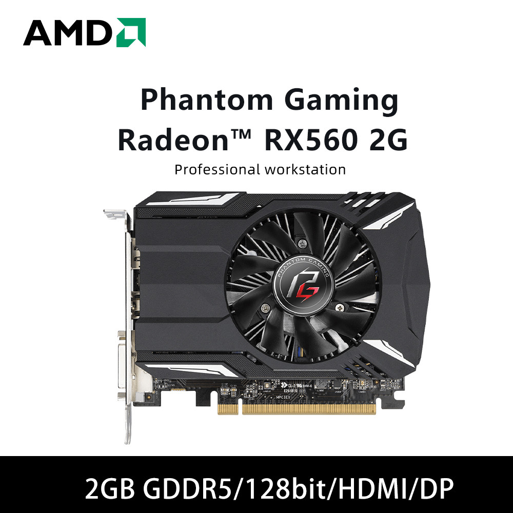 Phantom Gaming Radeon™ RX560 2G  GPU &RX 6600 ME 2X 8G  & RX 6600 XT 8GB & GTX660 DC20 2GD5 & AREI R