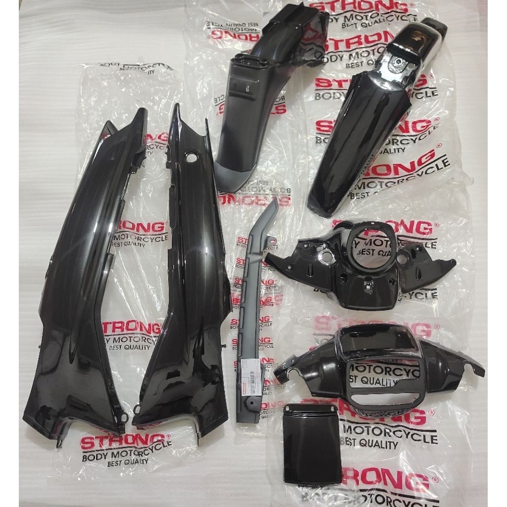 STRONG Complete Body Bodi Set Yamaha Force 1 Hitam Original STRONG 12PART