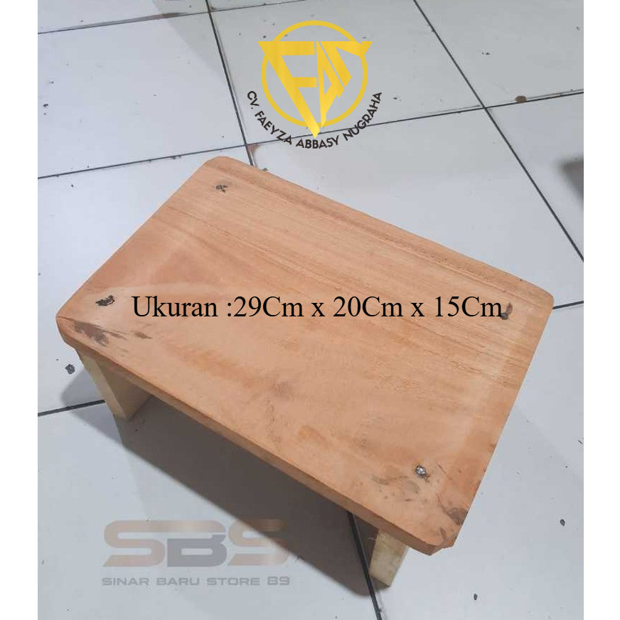 Kursi duduk kayu jongkok / dingklik kursi lantai