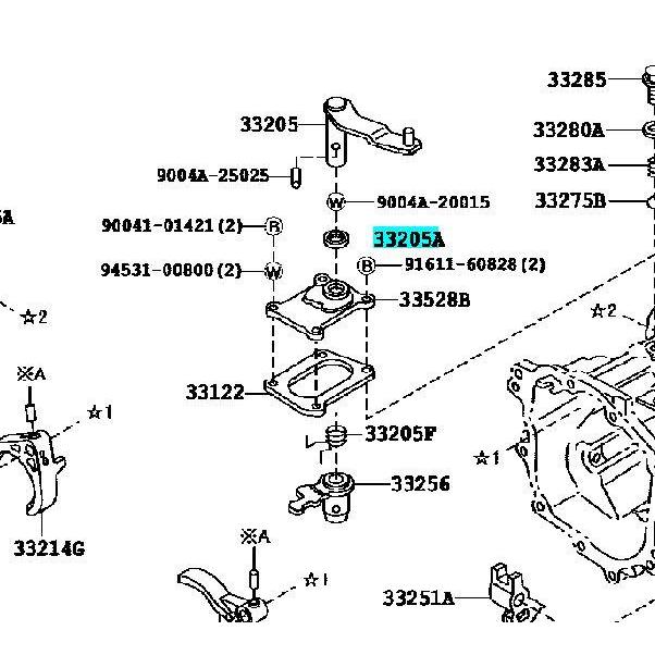 Oli Seal Oil Tongkat Persneling Avanza Xenia Rush Terios 9004A-31017 PASSS
