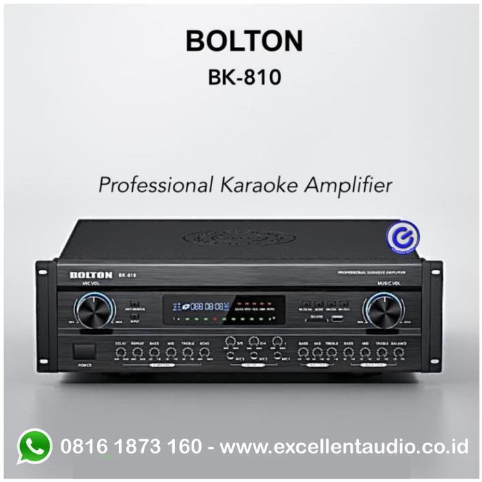 Bolton BK810 professional karaoke amplifier 5 mic input