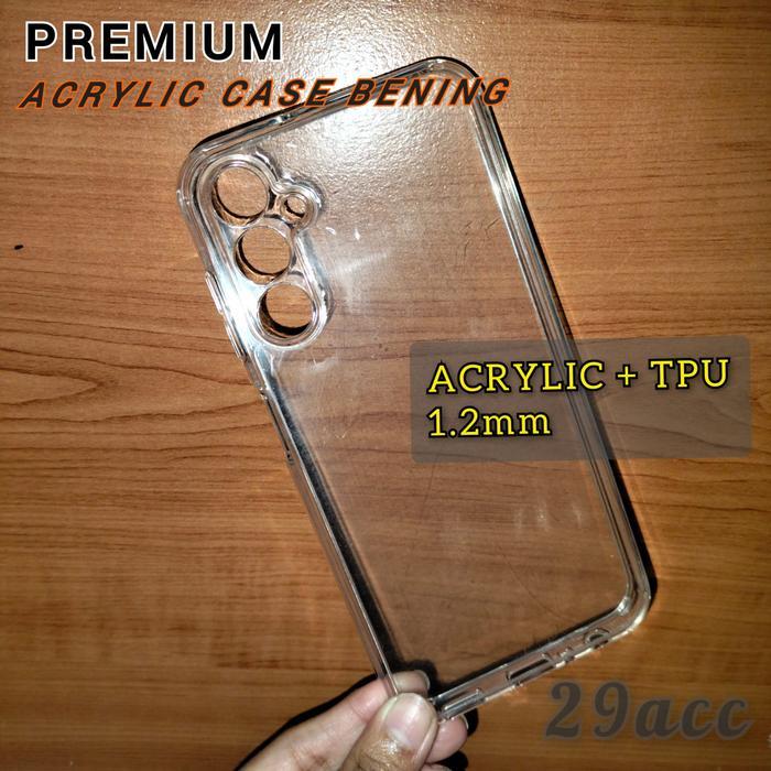 PREMIUM ACRYLIC case bening SAMSUNG A35, A55, A05, A05s, A25 (4G&5G) , A14 (4G&5G), A24, A54 5G, A34