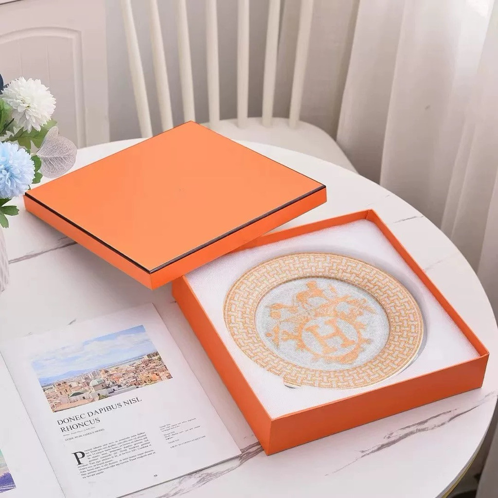 Piring Keramik Luxury / Piring Set 2 pcs / Piring Keramik Mewah