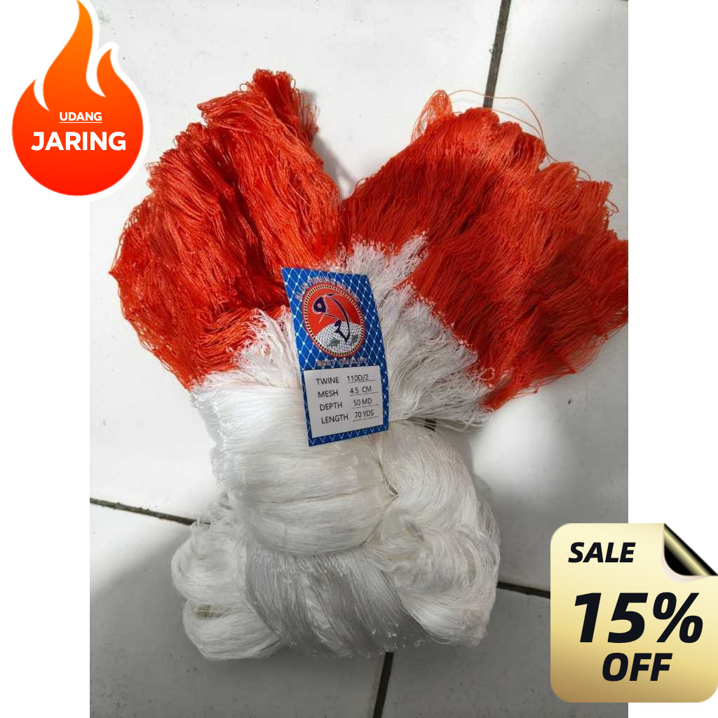 Jaring  Udang NylonJARING APOLLO YOKO / JARING UDANG 3 Lapis 1 3/4Inch 4.5cm