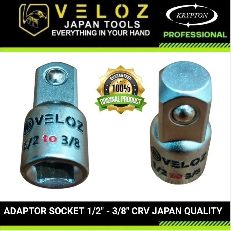 Veloz adaptor socket / extension socket Japan quality jaminan asli original