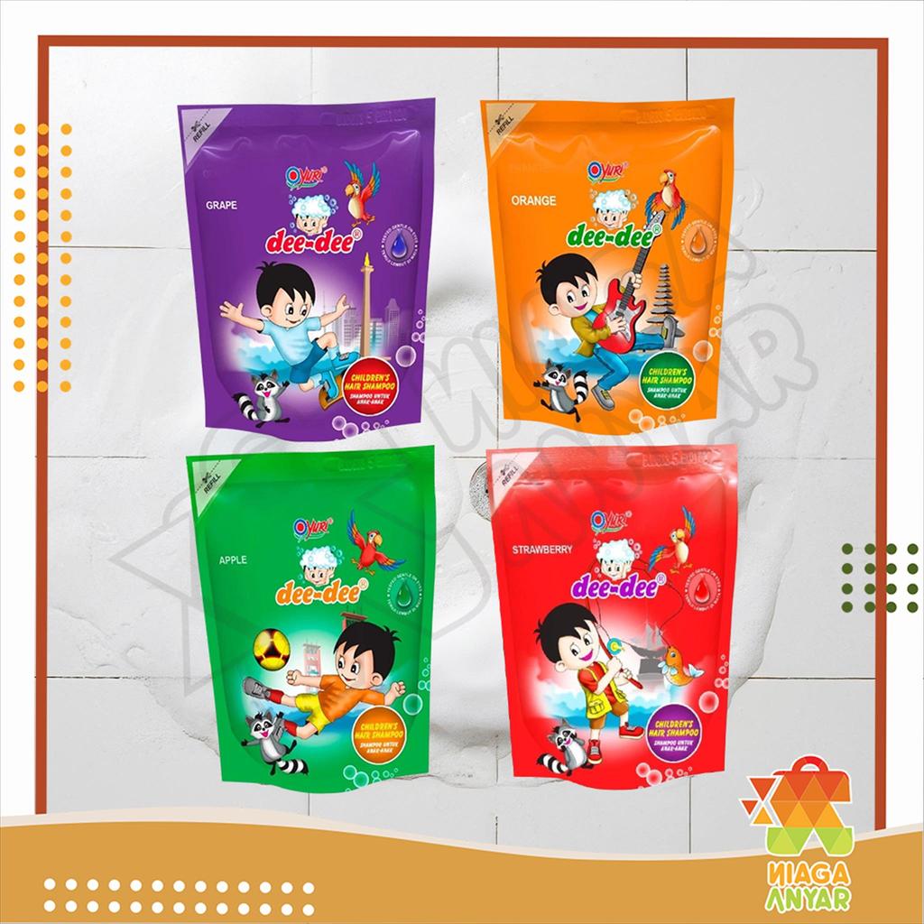 NAS DEEDEE Shampoo Anak Refill Pouch 200 ml Beli 1 Gratis 1 [2 Packs] / Sampo Anak Dee Dee Children 