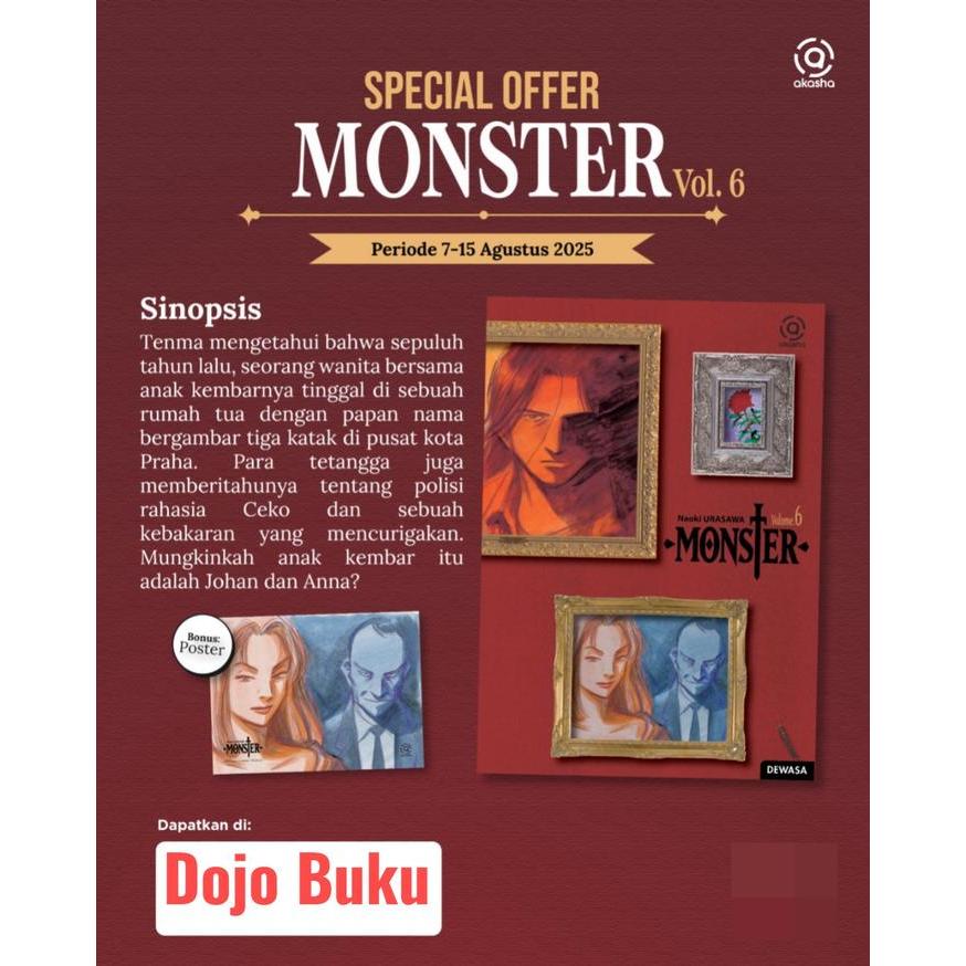 Komik Monster 6 (SPECIAL OFFER) by Naoki Urasawa