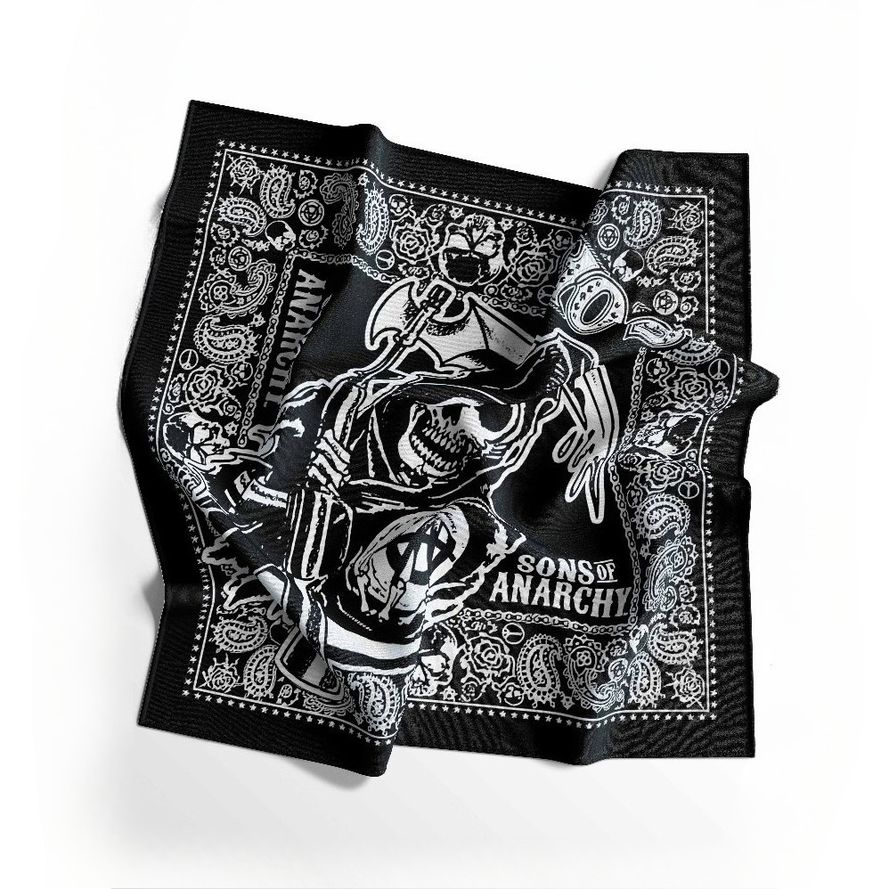 ONE-H-Syal bandana motif SON OF ANARCHY - slayer multifungsi - aksesoris fashion skena style