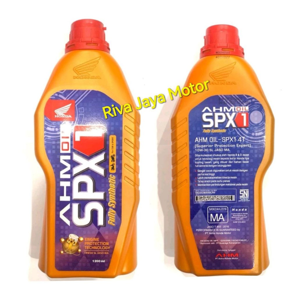 Oli Mesin Motor Spx1 1,2 Liter 1,2 Lt Original Ahm Astra Honda Motor Sonic 150 Gtr Cb150r Cbr 150 Le