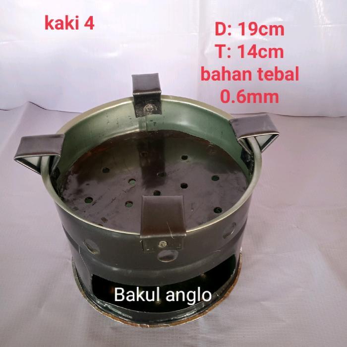 Anglo Arang kecil / Tungku tebal 0.6mm k4