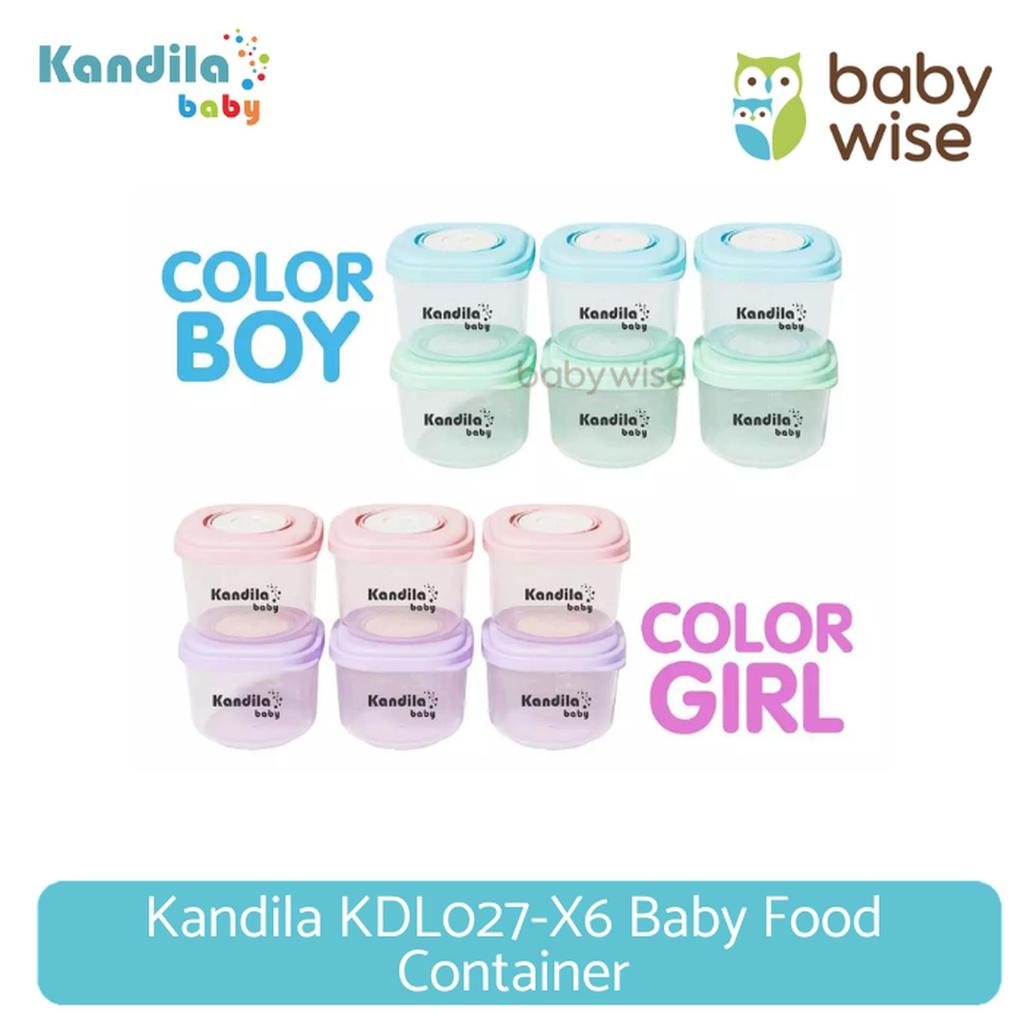Kandila KDL027-X6 Baby Food Container - Wadah MPASI
