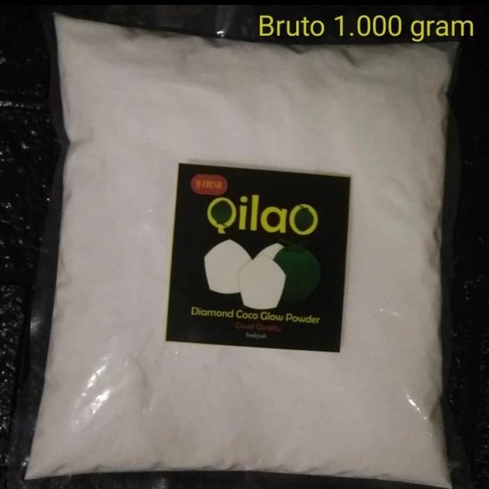 Serbuk Pemutih Sabut Kelapa Muda Diamond, Kerucut, Ala Thailand Putih Pewarna - 1 kg