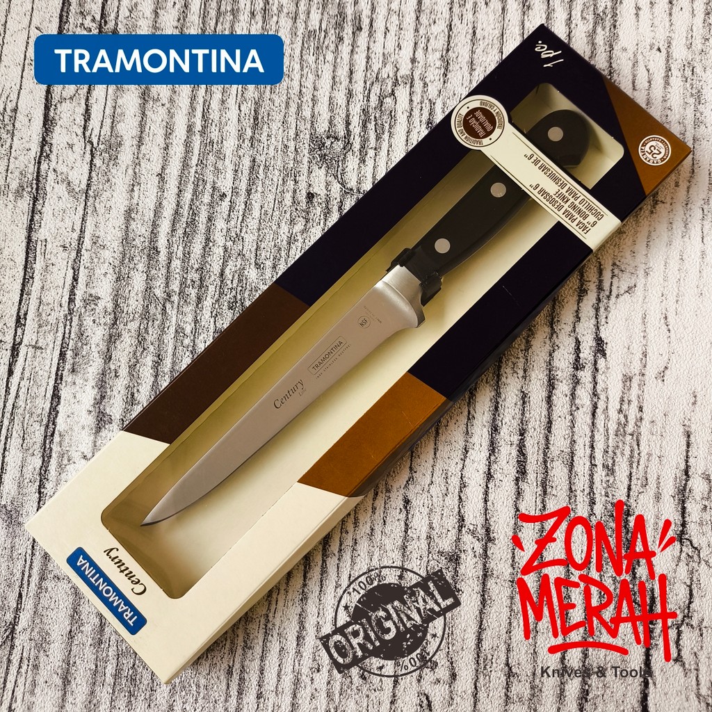 Pisau boning knife tramontina century 6" original brazil 24006/106