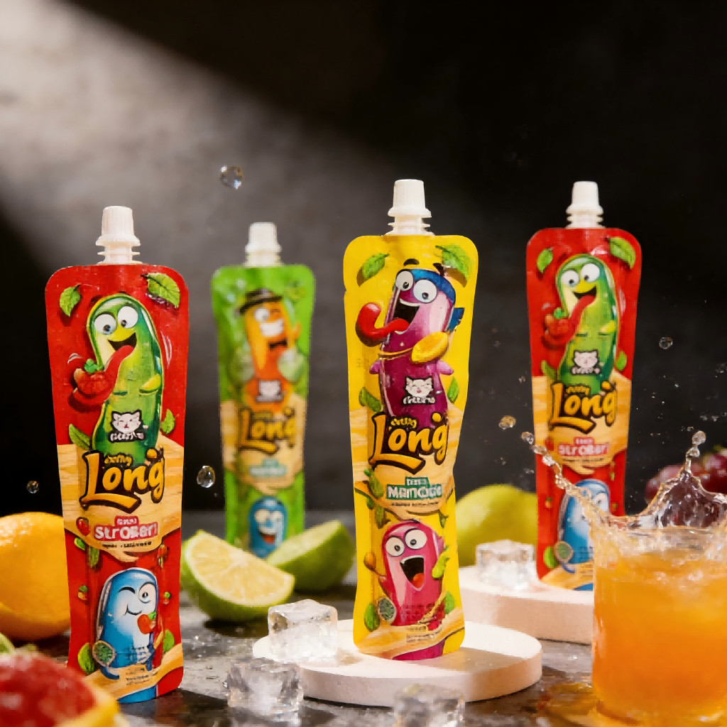 Minuman Jelly Stick 10 Pcs (Bisa Jadi Es Lilin / Es Mambo) - Snack Jadul Segar Rasa Buah