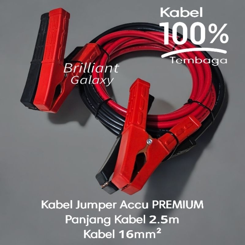 GLX3 * Kabel Jumper Start Aki Accu PREMIUM - 100% TEMBAGA