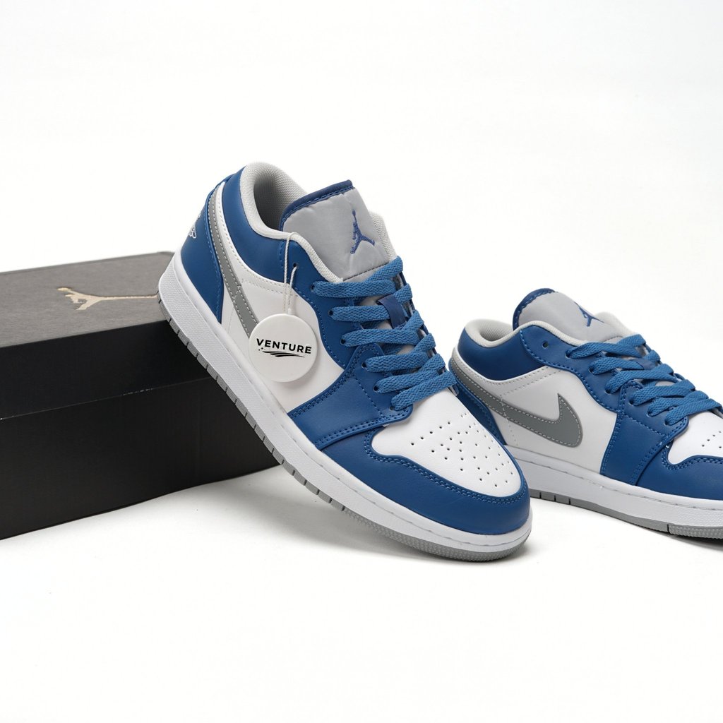 Air Jordan 1 Low Cement True Blue