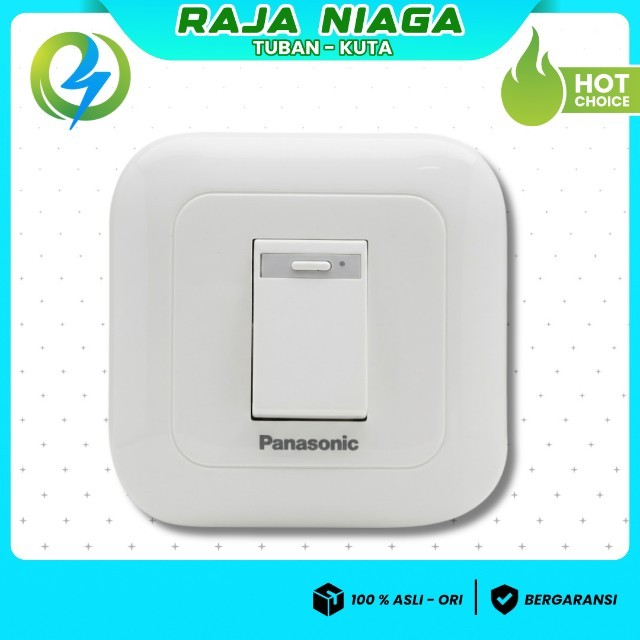 Saklar Engkel Panasonic Putih – Saklar Tunggal Inbow Minimalis SNI Original