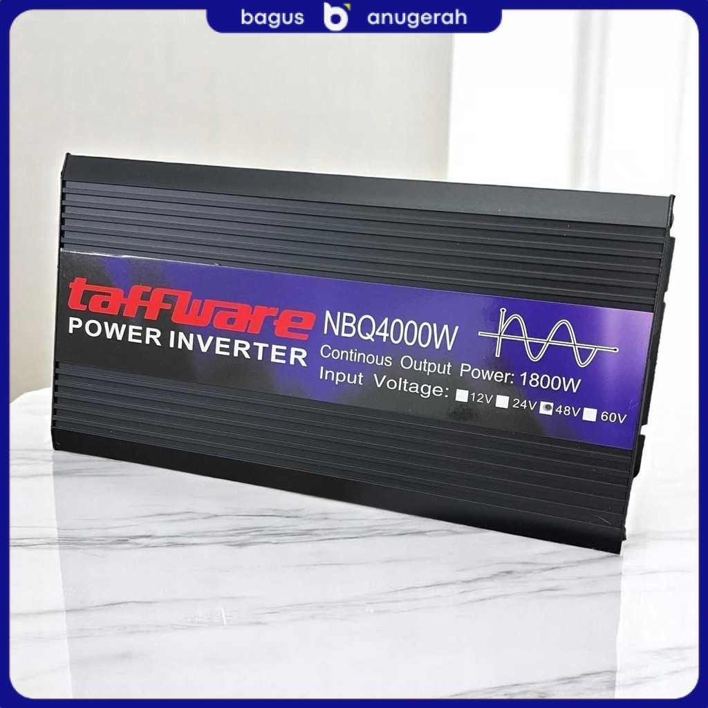 TAFFWARE Power Inverter Mobil Pure Sine Wave DC 48V to AC 220V 4000W - NBQ4000W