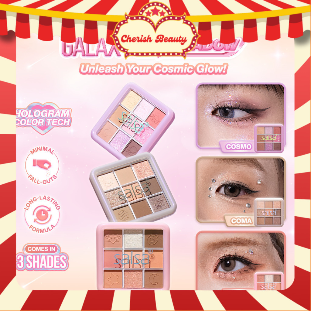 SALSA Galaxy Eyeshadow – Make Up Douyin Korea | Perona Mata  | MakeUp