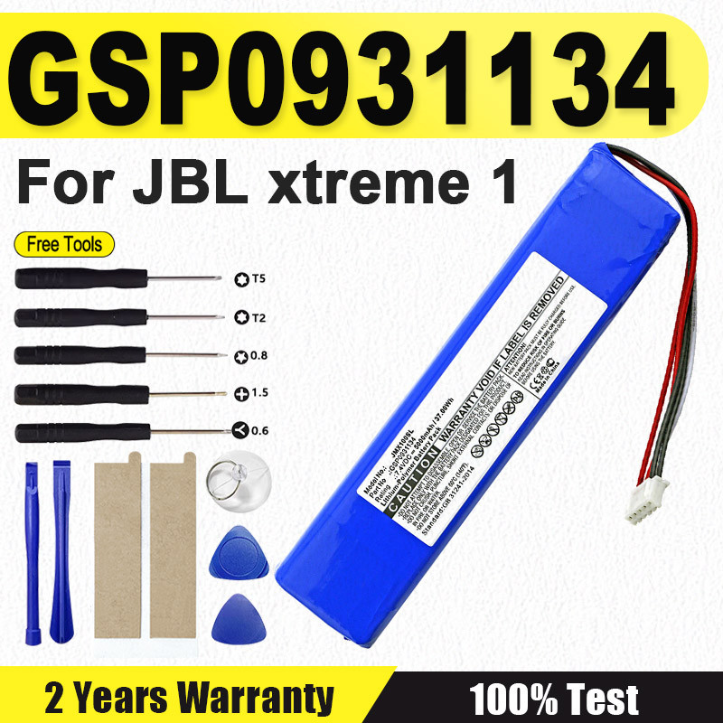 New 37.0Wh Battery for JBL xtreme1 extreme Xtreme 1 GSP0931134 Batterie + Free Tools