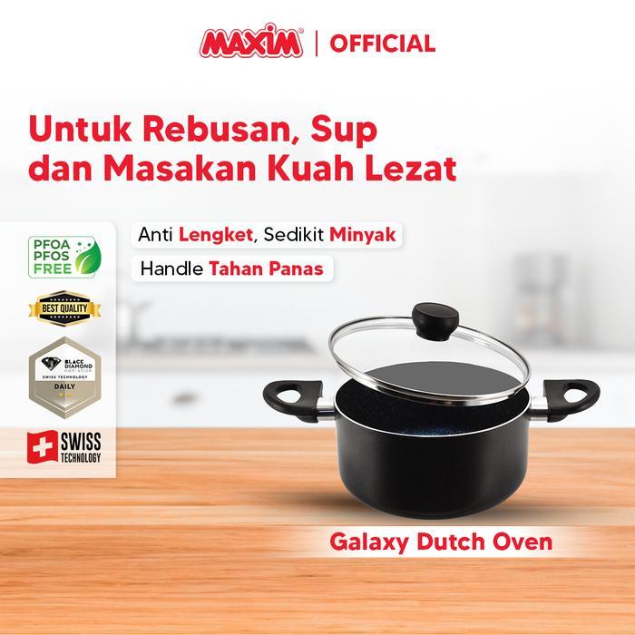 Maxim Galaxy Panci Teflon Anti Lengket 20cm Dutch Oven