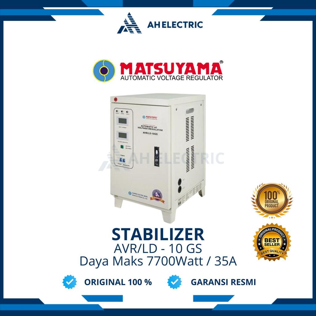 MATSUYAMA Stabilizer Listrik 7700 Watt  10 KVA 140-240V 1 Phase | Stavolt Voltage Regulator | AVR/LD