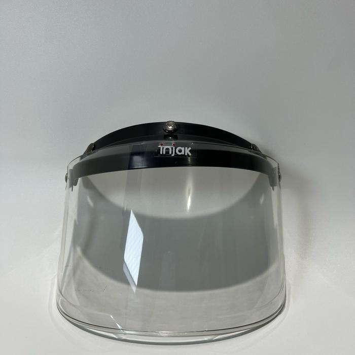 Kaca Datar Helm Bogo Retro Motorcycle - Bening