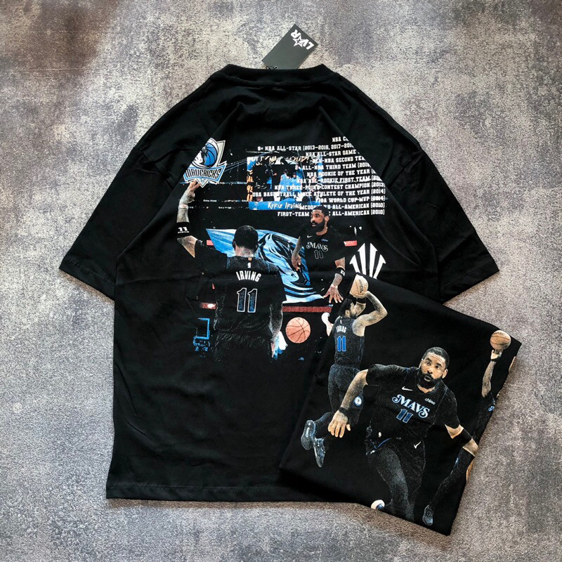 (LVR) Baju Kaos Oversize NBA KYRIE IRVING - T Shirt Vintage Oversize NBA Kyrie Irving - Baju Kaos Pr