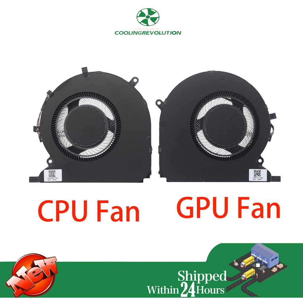 Laptop CPU GPU Cooling Fan For  Razer Blade 14 2021 RZ09-0370 Ryzen 9 5900HX RTX 3070 RTX 3080