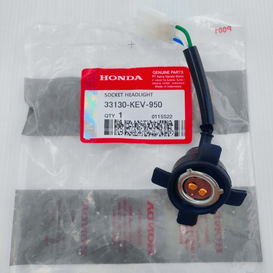 Fitting Soket Socket Lampu Depan Motor Astrea Grand / Supra X Fit / Revo / Blade / Beat / Vario