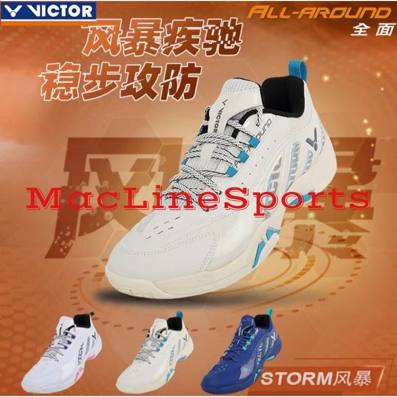 Sepatu Badminton VICTOR STORM Original VICTOR STORM
