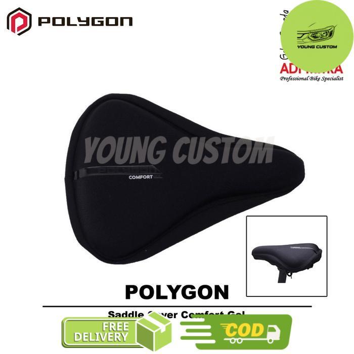 Bantal Jok Sadel Sepeda Empuk Saddle Cover Polygon Comfort Gel - Spesifikasi -young