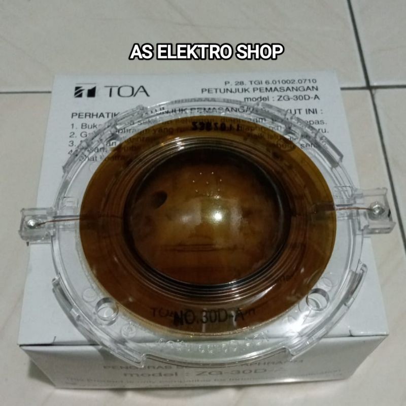 SPUL TOA 25 WATT ZG-30D-A ZH 5025B ZH-5025M ZH-5025B ZH-5025M DIAPGRAGM-SPULL SPEAKER