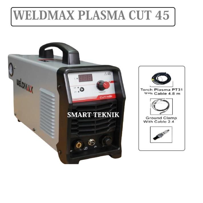 WELDMAX MESIN LAS CUTTING PLASMA CUT45 POTONG BESI STAINLESS CUT 45 MESIN PLASMA