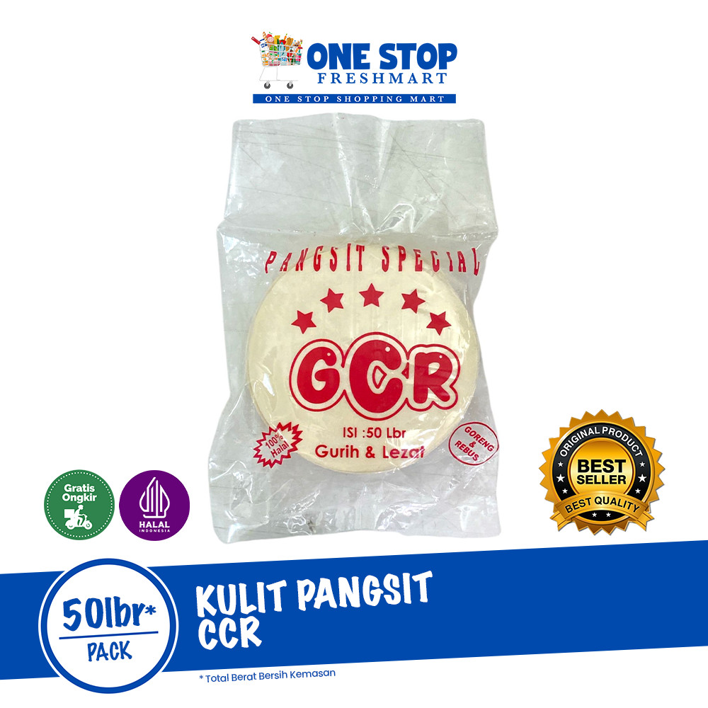 KULIT PANGSIT BULAT GCR ISI 50PCS