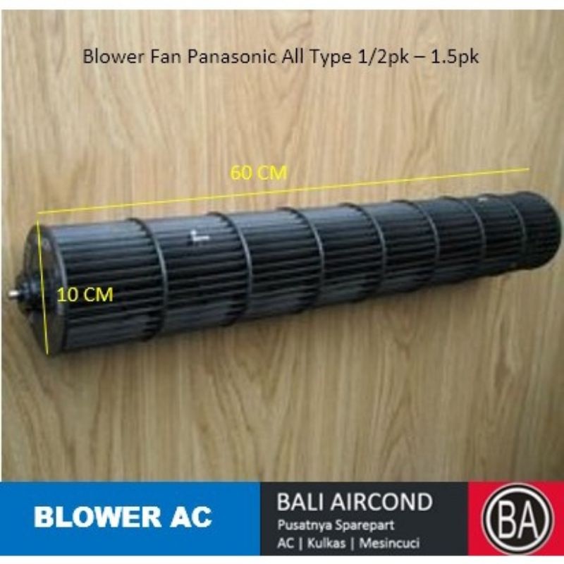 Baling fan kipas blower AC panasonic LG sharp semua ukuran 100 original