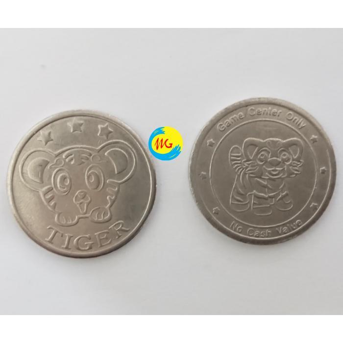 Koin Coin Token Game Arcade TIGER BADUT - MURAH - TIGER