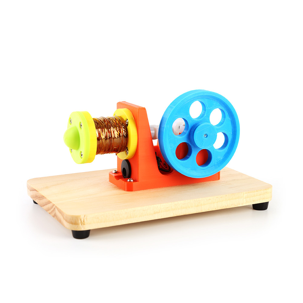 Single cylinder Electromagnetic Engine Model Physics Wood Based Physics Experiment Science Populariz