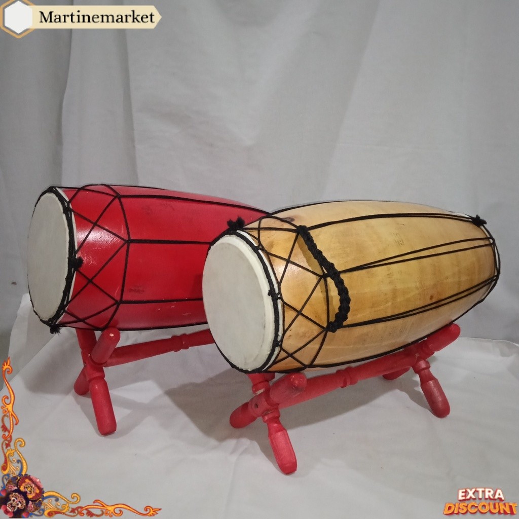 Kendang Rampak Kendang Jawa Uk.30 cm Bahan Kayu Kendang Kecil Mainan Anak YYY MTM -59