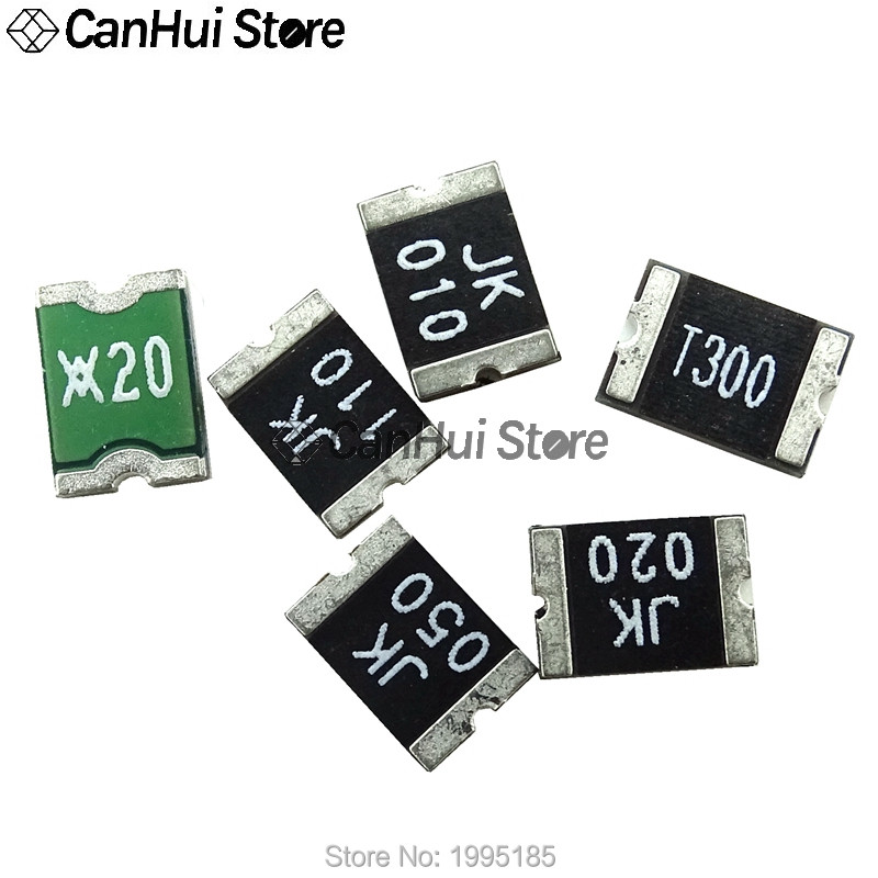 20PCS 1812 0.05A 0.1A/0.2A/0.5A/0.75A/1.1A/1.5A/1.6A/2A/2.6A/3A/3.5A SMD Fuse yang Dapat Diatur Ulan