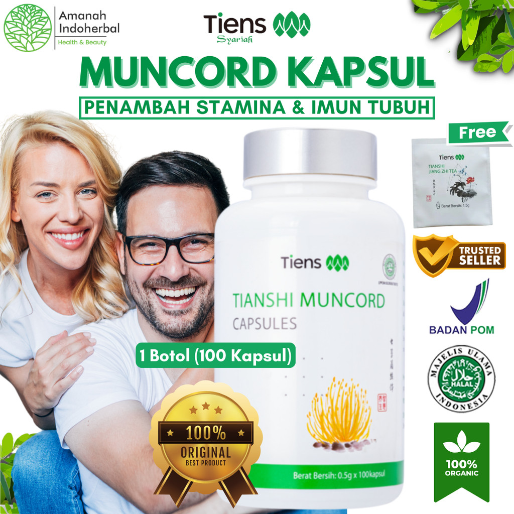 Tiens Muncord Suplemen Penambah Stamina Peningkat Daya Tahan Tubuh dan Imunitas Tubuh Penambah Stami