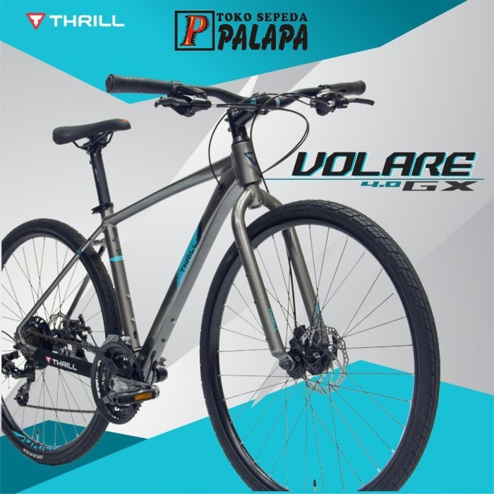 MTB 700C THRILL VOLARE 4.0 Sepeda Gunung Hybrid 4