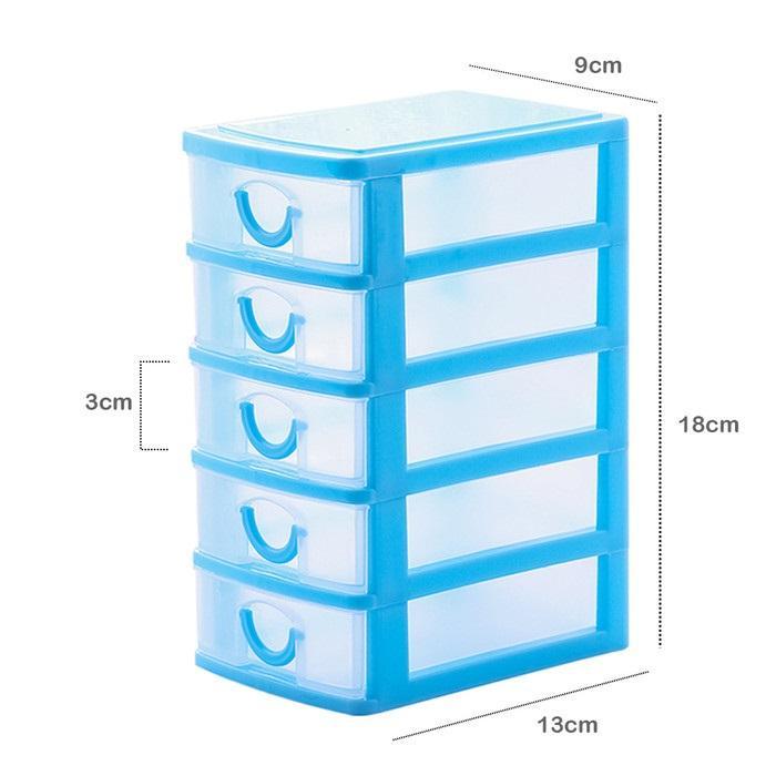 Laci Plastik Susun 5 Drawer storage cabinet
