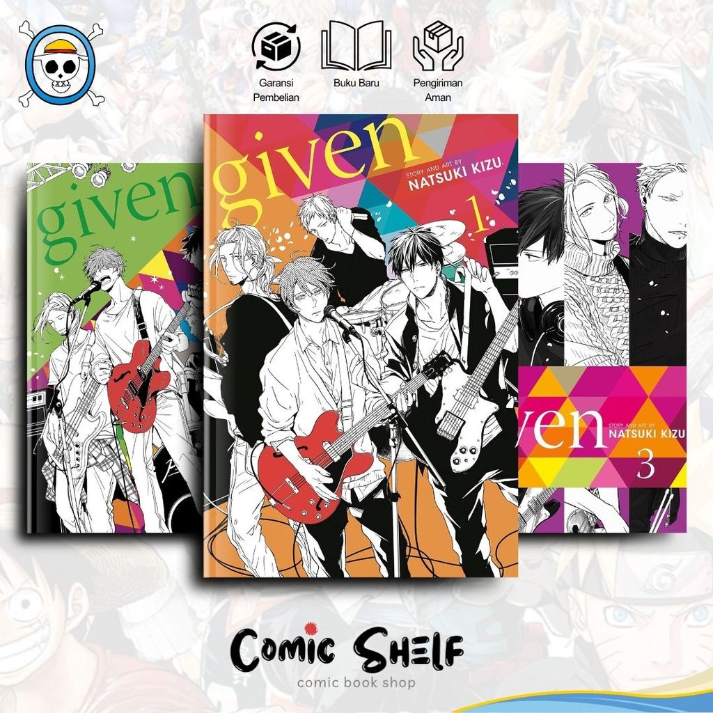 Manga Given (9 book series) by Natsuki Kizu