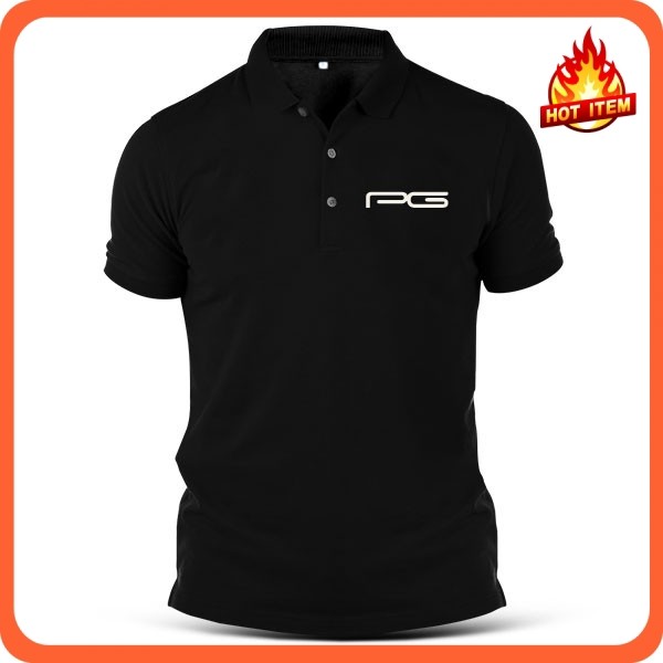 PG Performance Golf Sports Baju Kaos Kerah Pria Bordir Premium Quality Lengan Pendek Polo Cotton Tsh