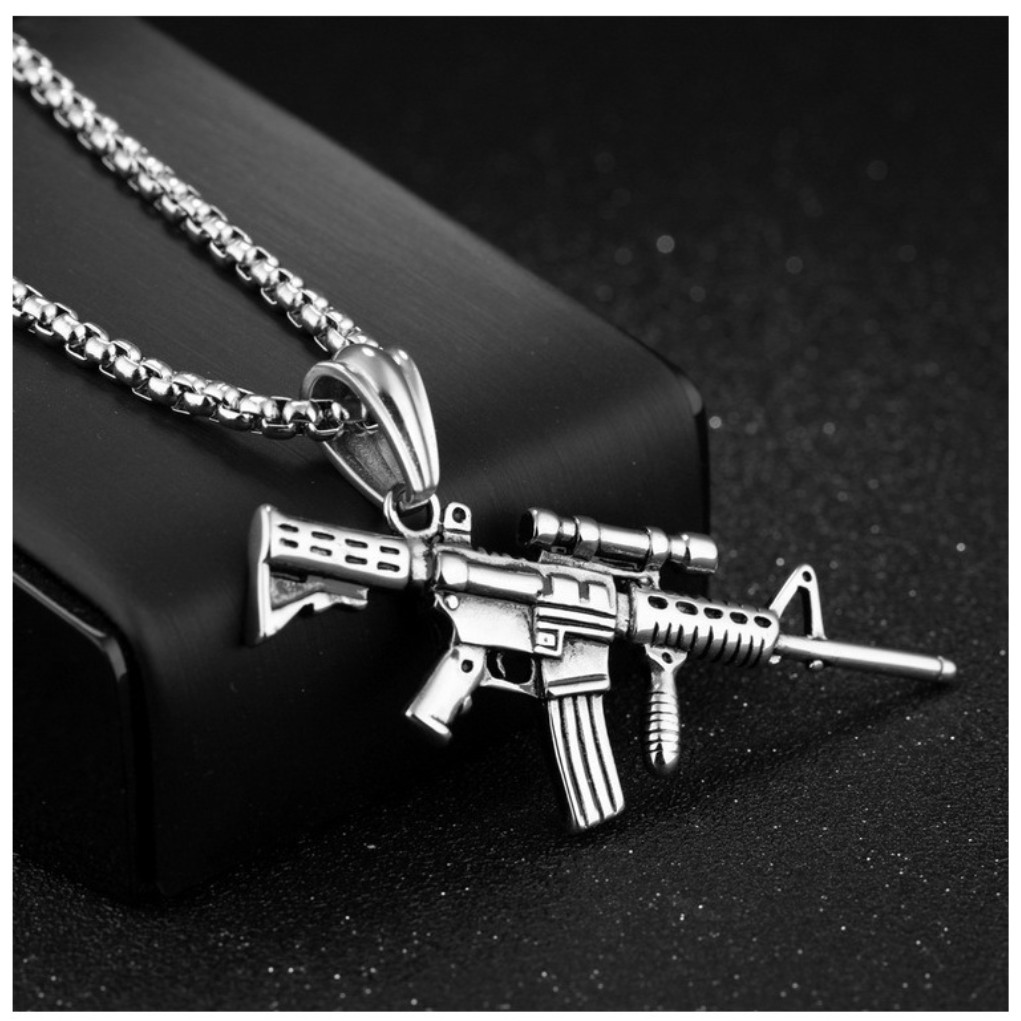 Fashion Stainless Steel Pent Necklace Women Mao Men Valentine Gifts Free Shipping