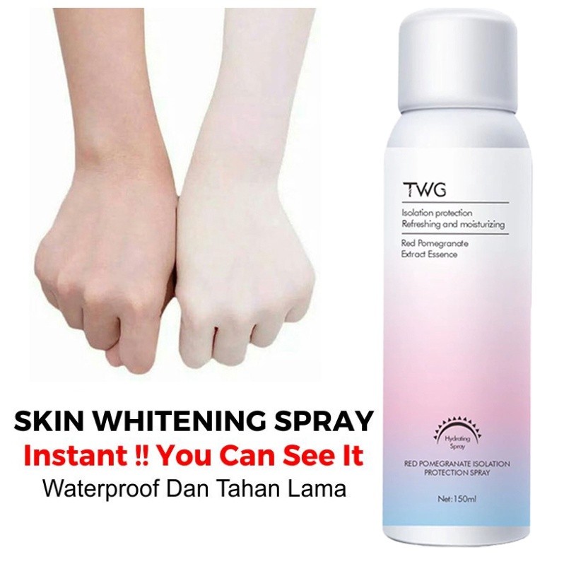 YZKMSKIN - TWG Pemutih Badan TWG Whitening Spray Natural Red Pomegranate 150ml